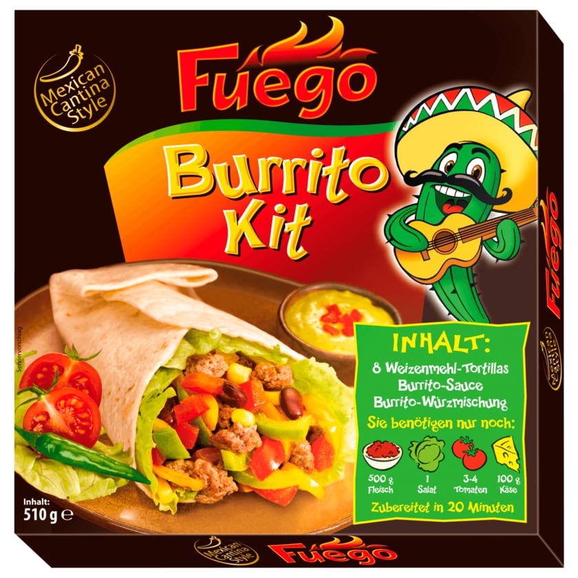 Fuego Burrito Kit 510g